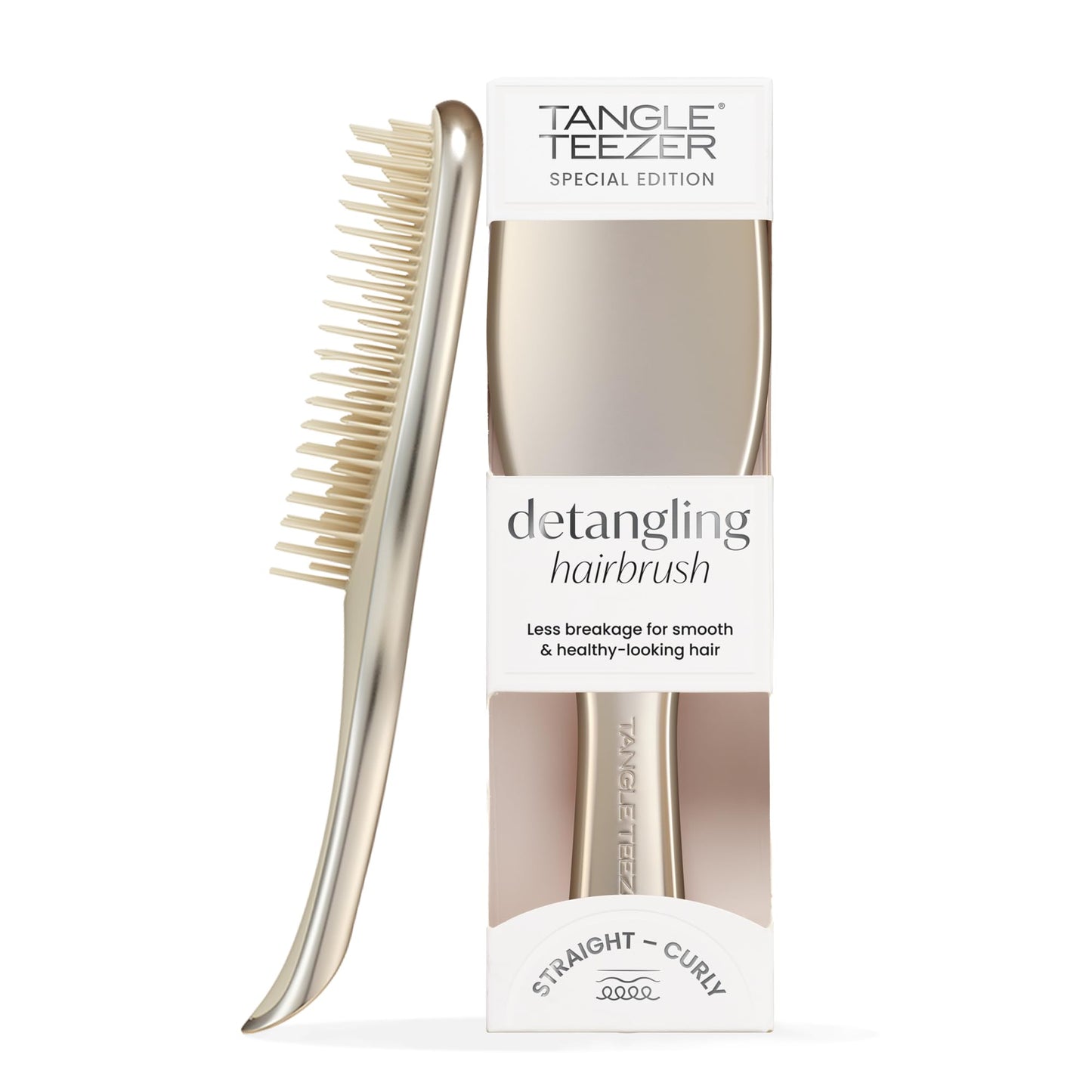 Brosse Wet Detangler – Tangle Teezer Chrome Neo Gold