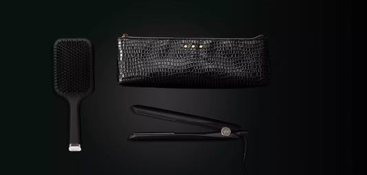 GHD Gift Set Gold – Lisseur & Brosse Paddle
